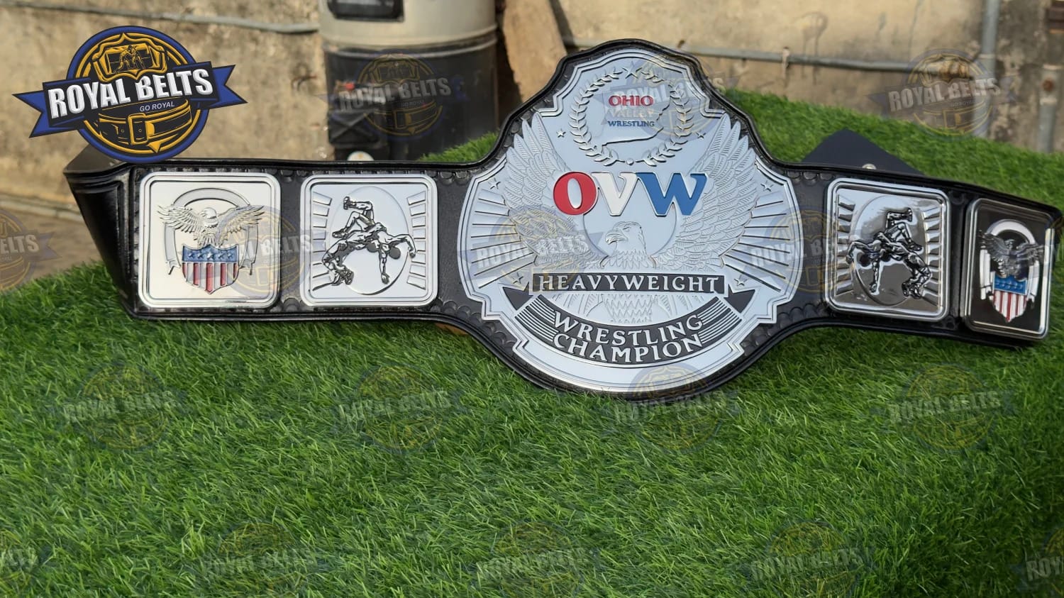 OVW Heavyweight Wrestling Championship Title Belt HD CNC