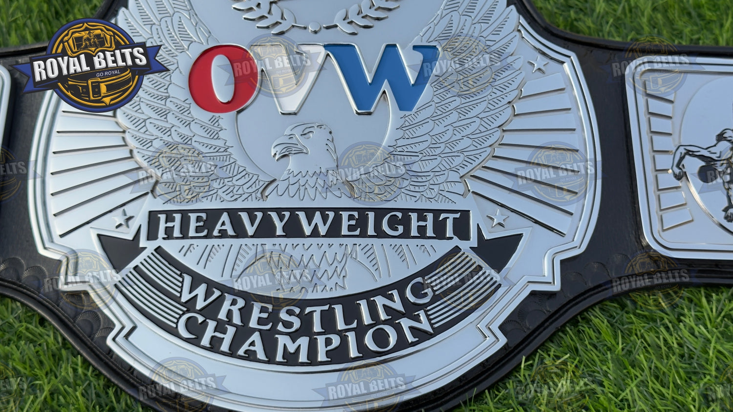 OVW Heavyweight Wrestling Championship Title Belt HD CNC