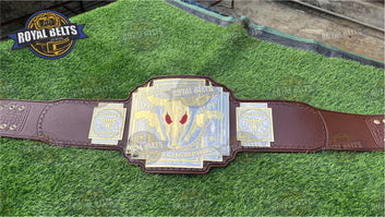 PWS Grand Champions Title Belt custom  wrestling belt adult size Made by Royal Belts