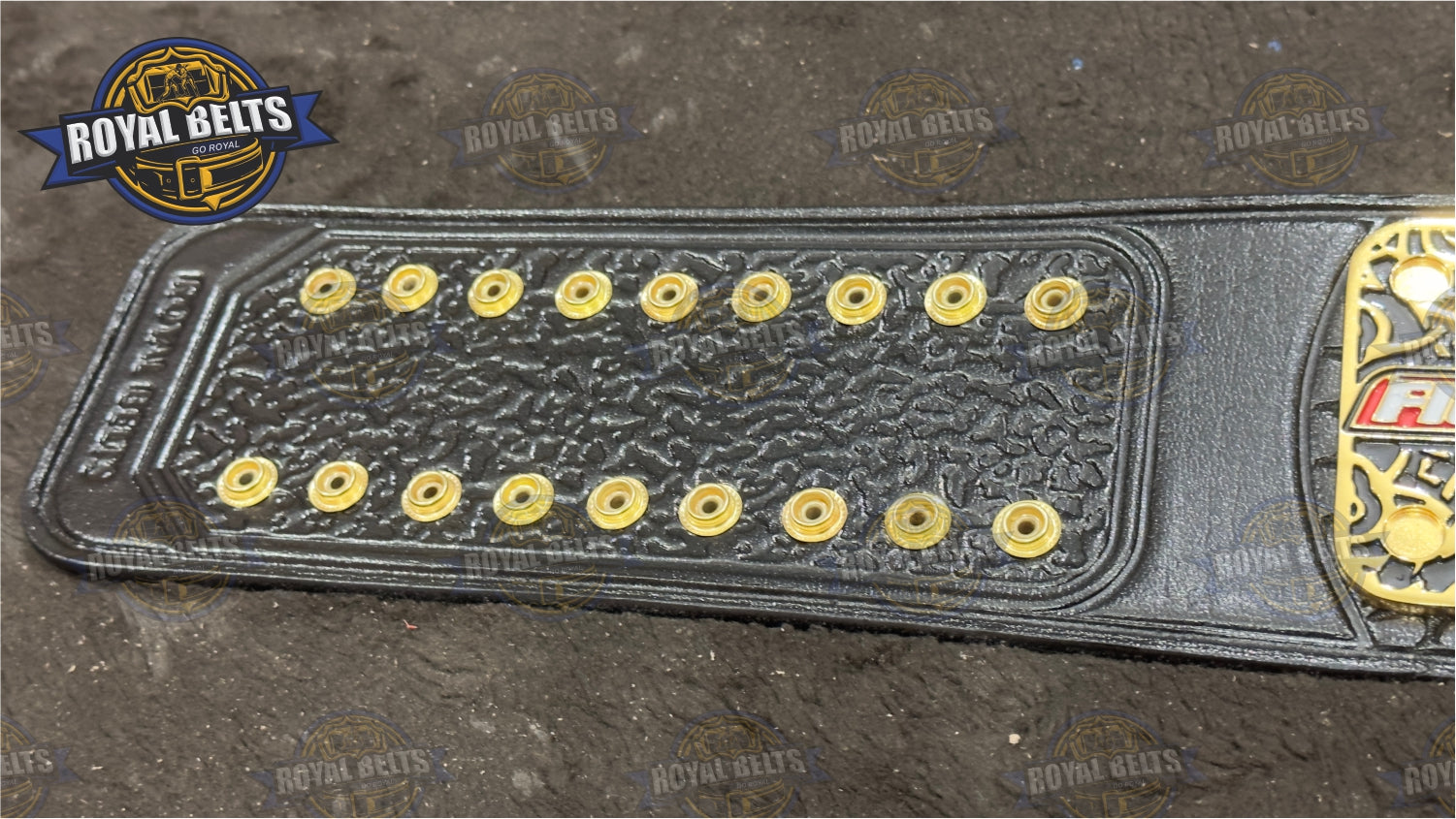 Pillow Fight Title Belt HD CNC metal championship belt stacked design