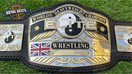 Pro Wrestling Elite Wrold Heavyweight Wrestling Championship Title Belt HD CNC