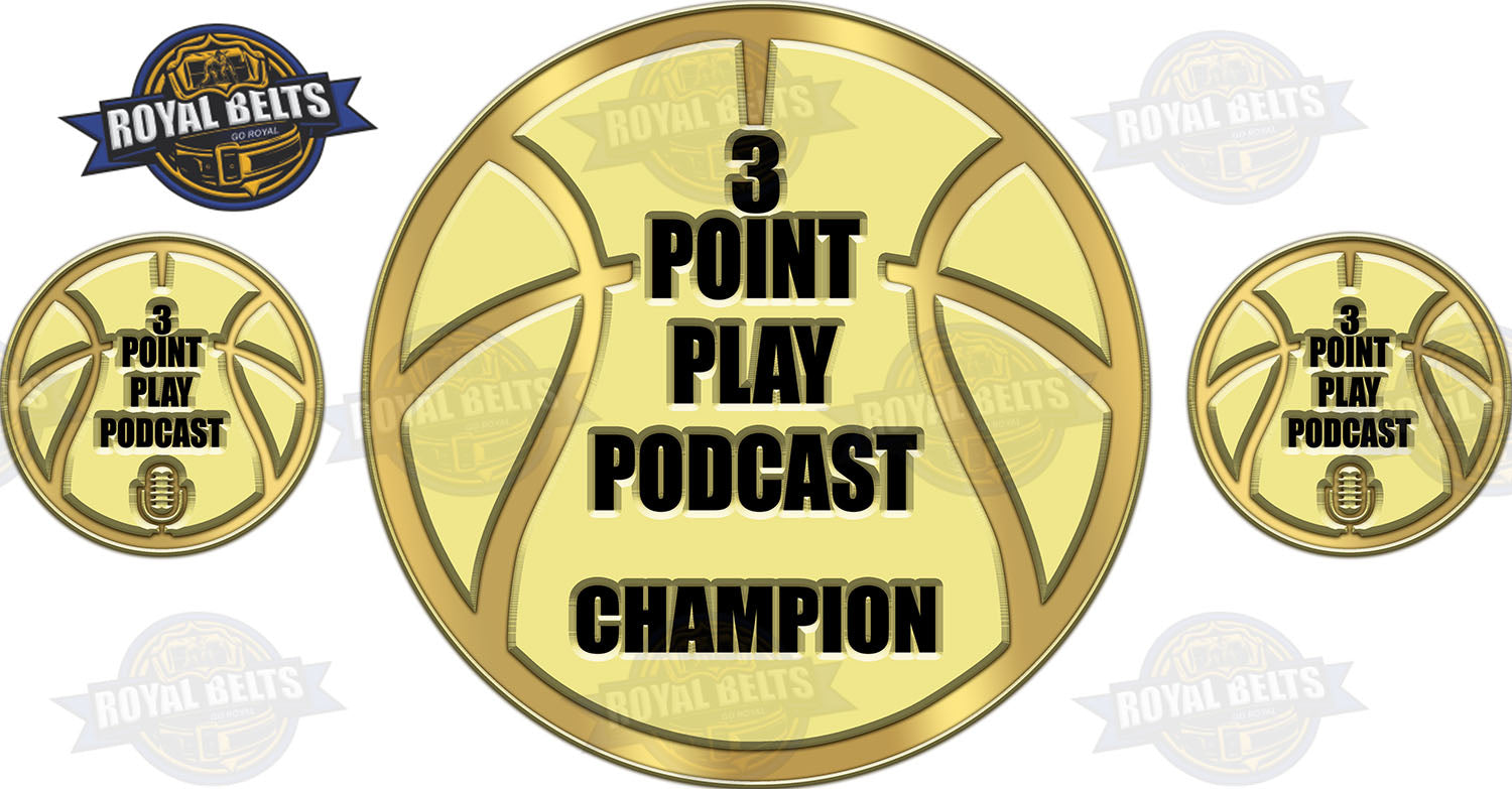 Custom championship title belt design with detailed metal plates by Royal Belts