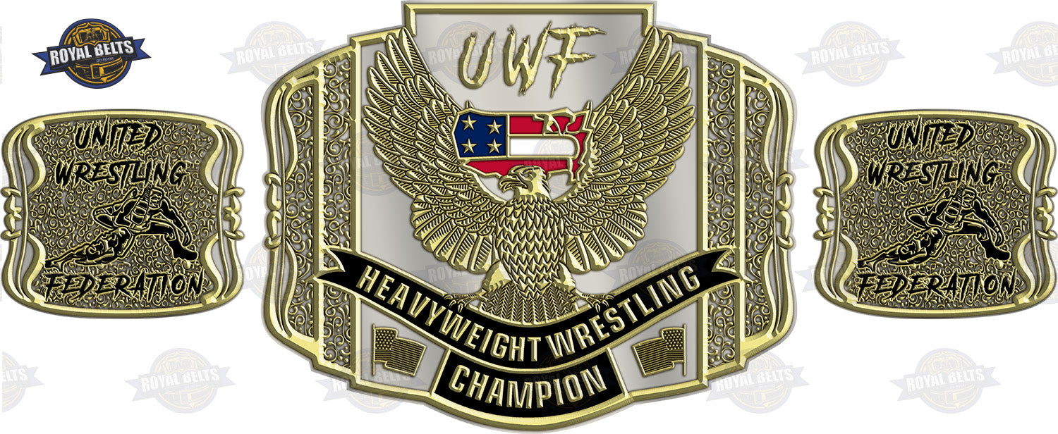 Premium custom design championship belts with deep etched plates and leather straps. Perfect for promotions, champions, and collectors.