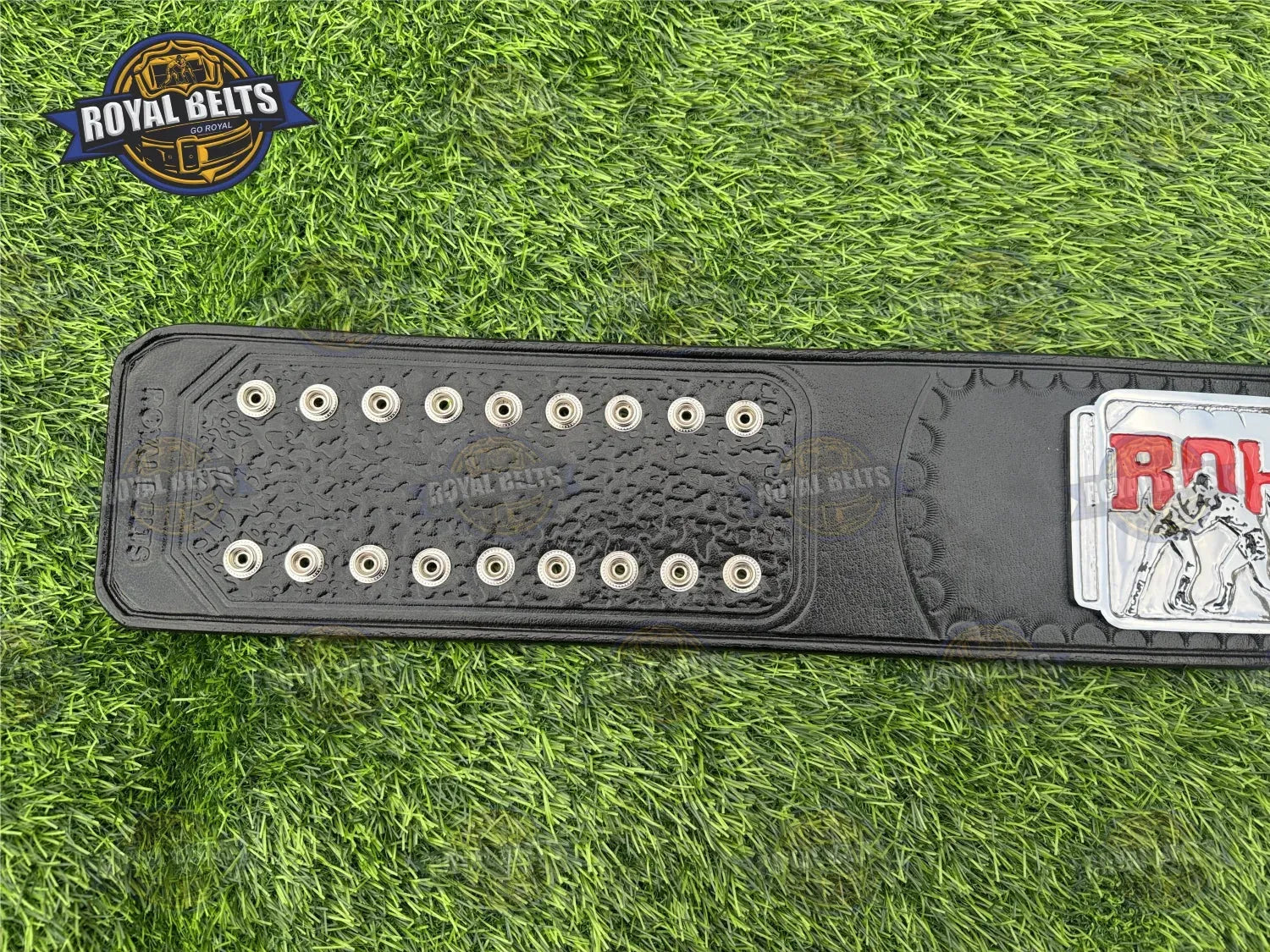 ROH Ring Of Honor Championship Title Belt HD CNC layered plate design with engraved side borders