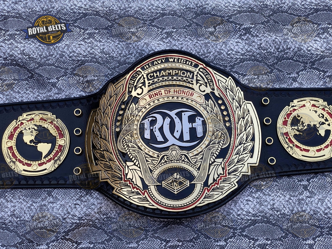 ROH Ring of Honor World Heavyweight Championship Title Belt HD CNC ...