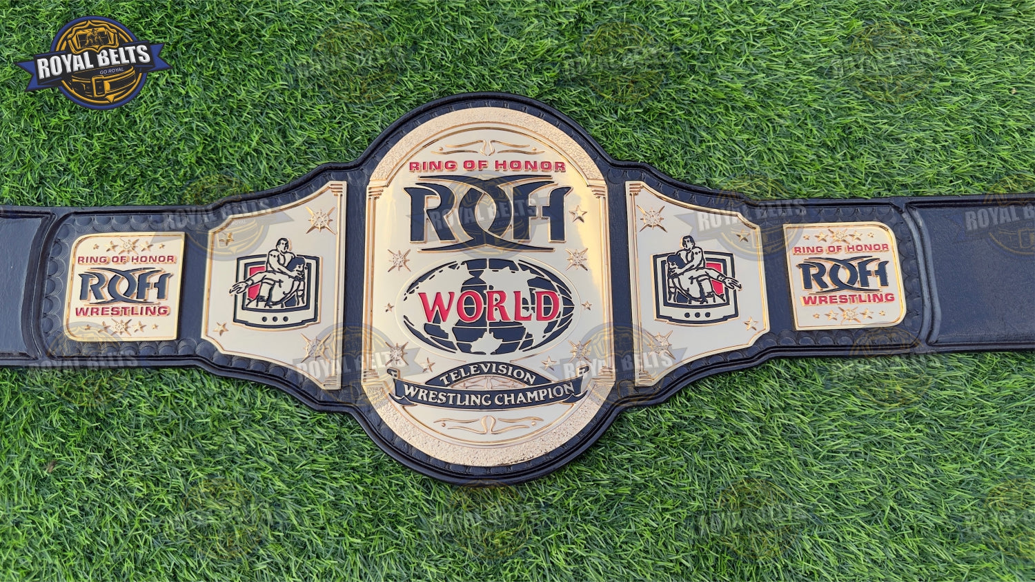 Collectible ROH Wrestling TV Belt HD CNC Engraved Design