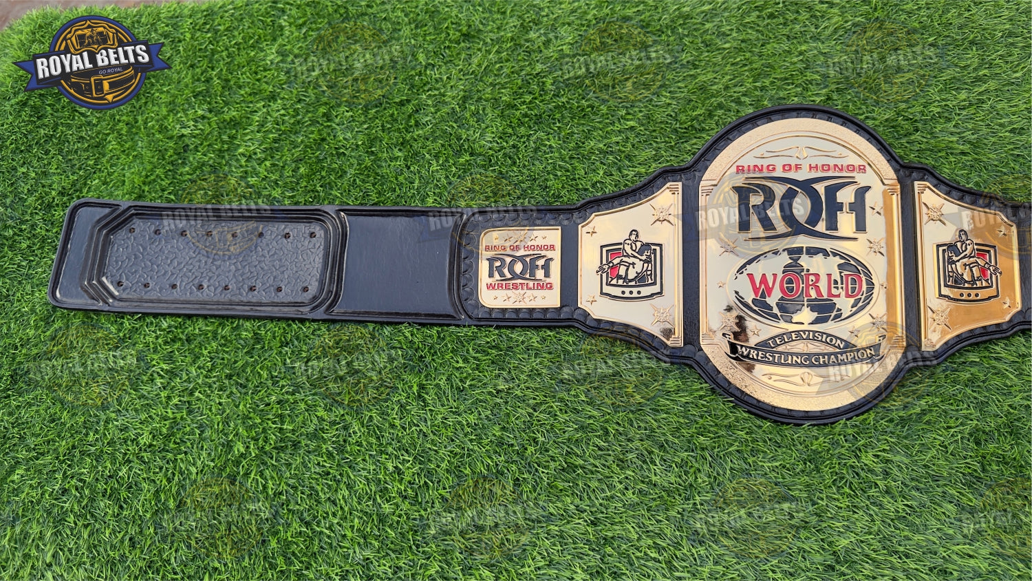 HD CNC ROH World TV Title Belt Replica with Premium Finish