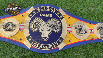 SUPERBOWL RAMS NFL Custom Football Title Belt