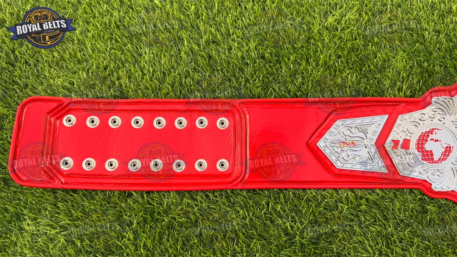 TNA Team Wrestling Title Belt designed with bold tag team emblem and engraved accents