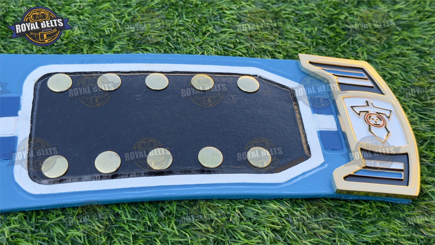 Titans Legacy championship belt featuring raised HD CNC center plate