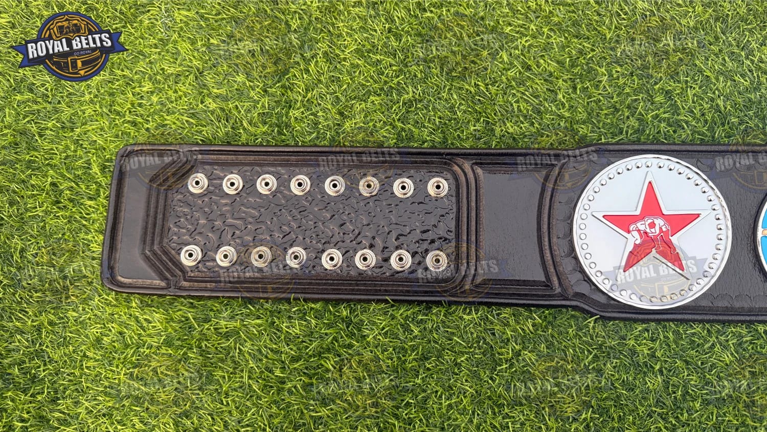 Texas Heavyweight Wrestling Championship CNC HD belt featuring deep etched plates, premium leather, detailed borders Manufacture by Royal Belts