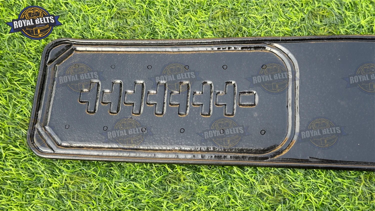 Texas Longhorns national title belt with heavyweight CNC metal plates and pro finish