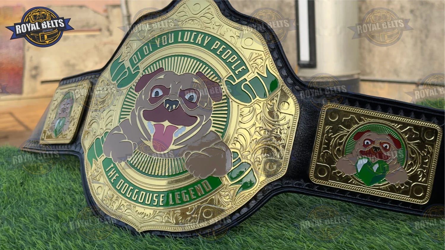 The Dog House Custom Championship Title Belt