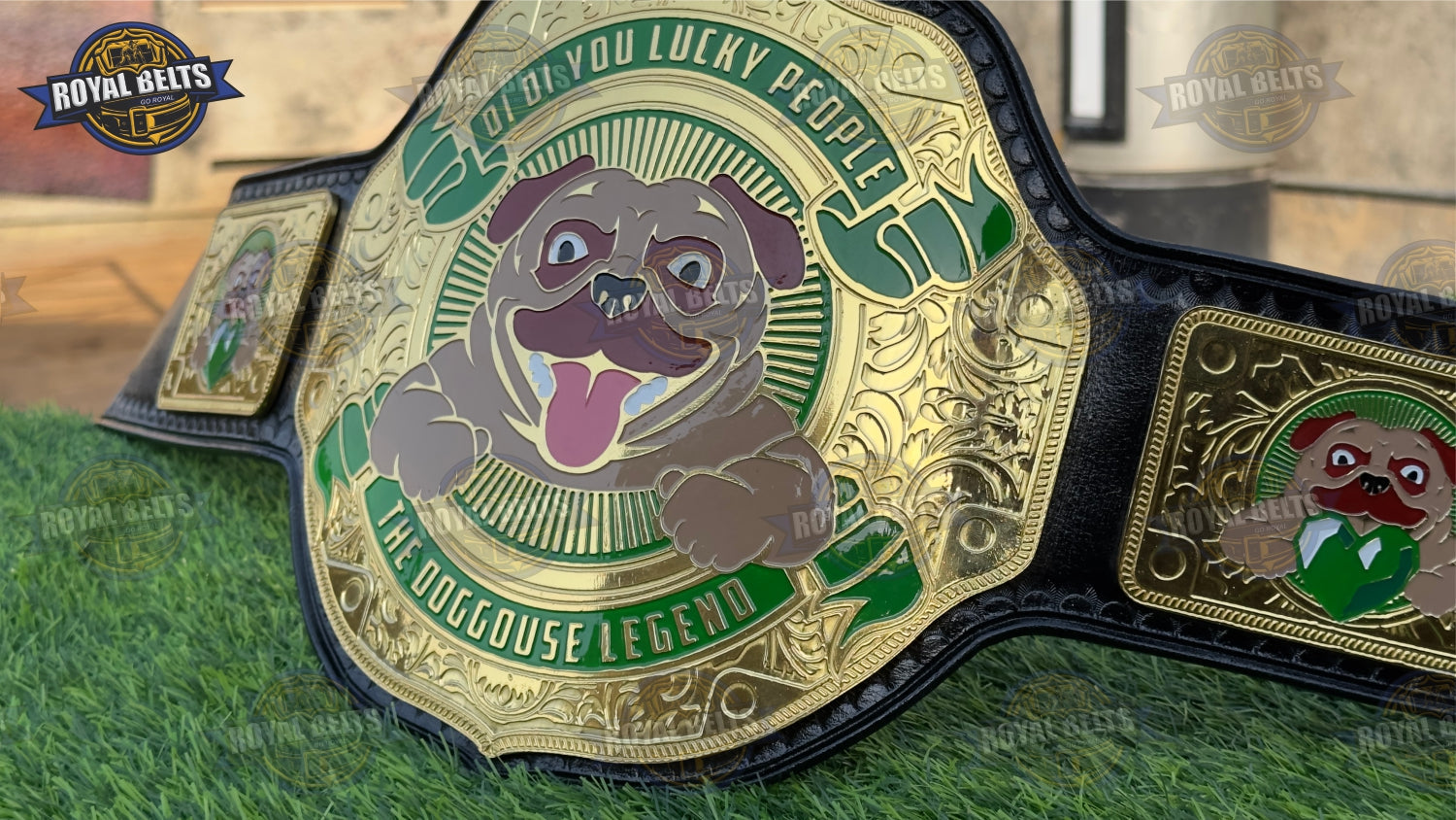 The Dog House Custom Championship Title Belt