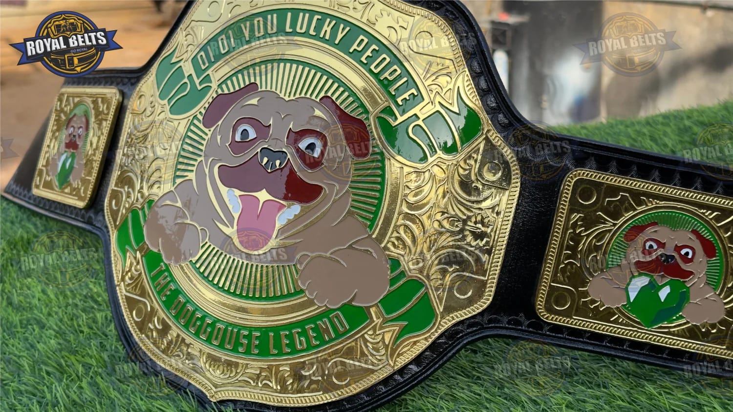 The Dog House Custom Championship Title Belt