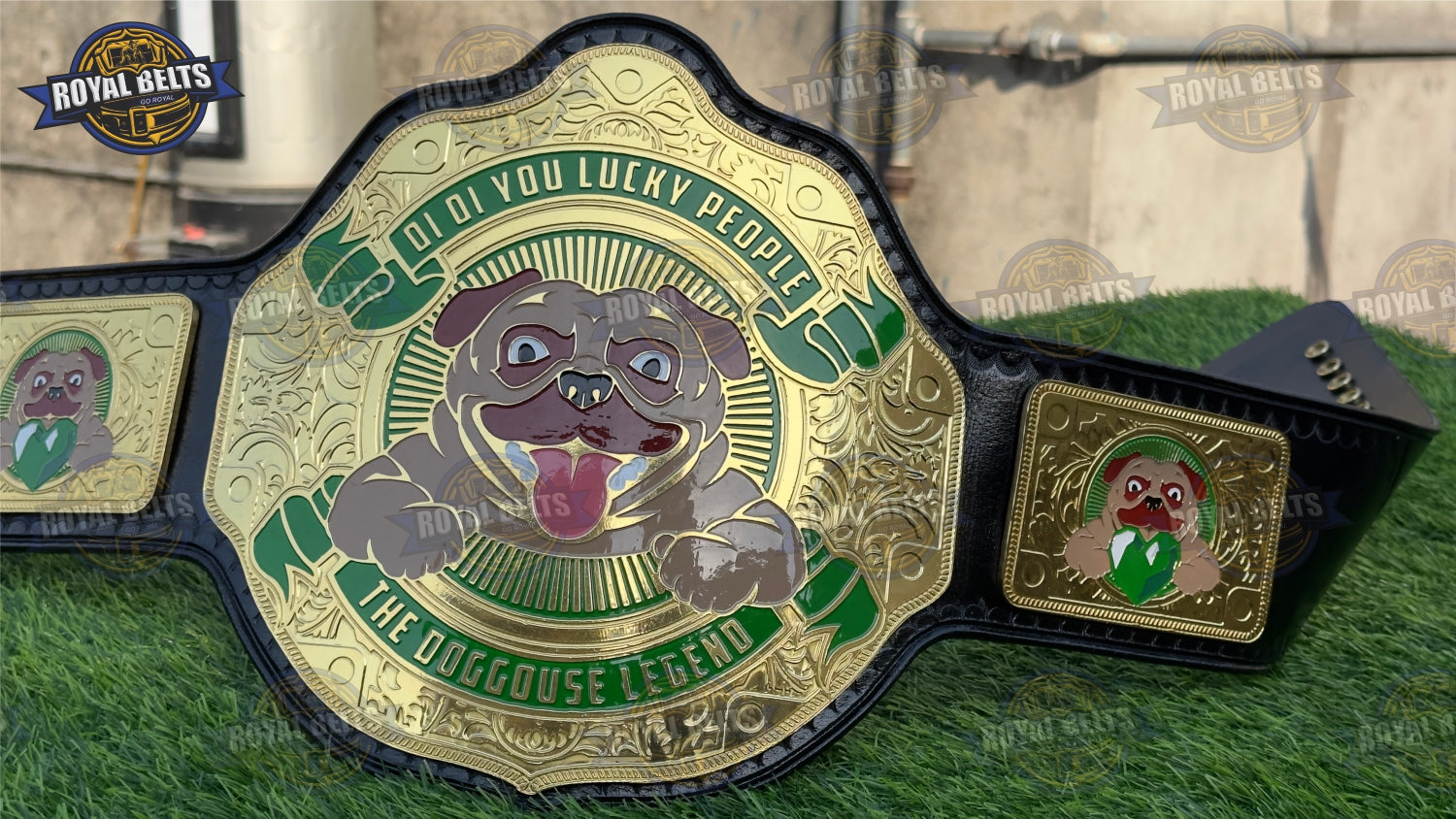 The Dog House Custom Championship Title Belt
