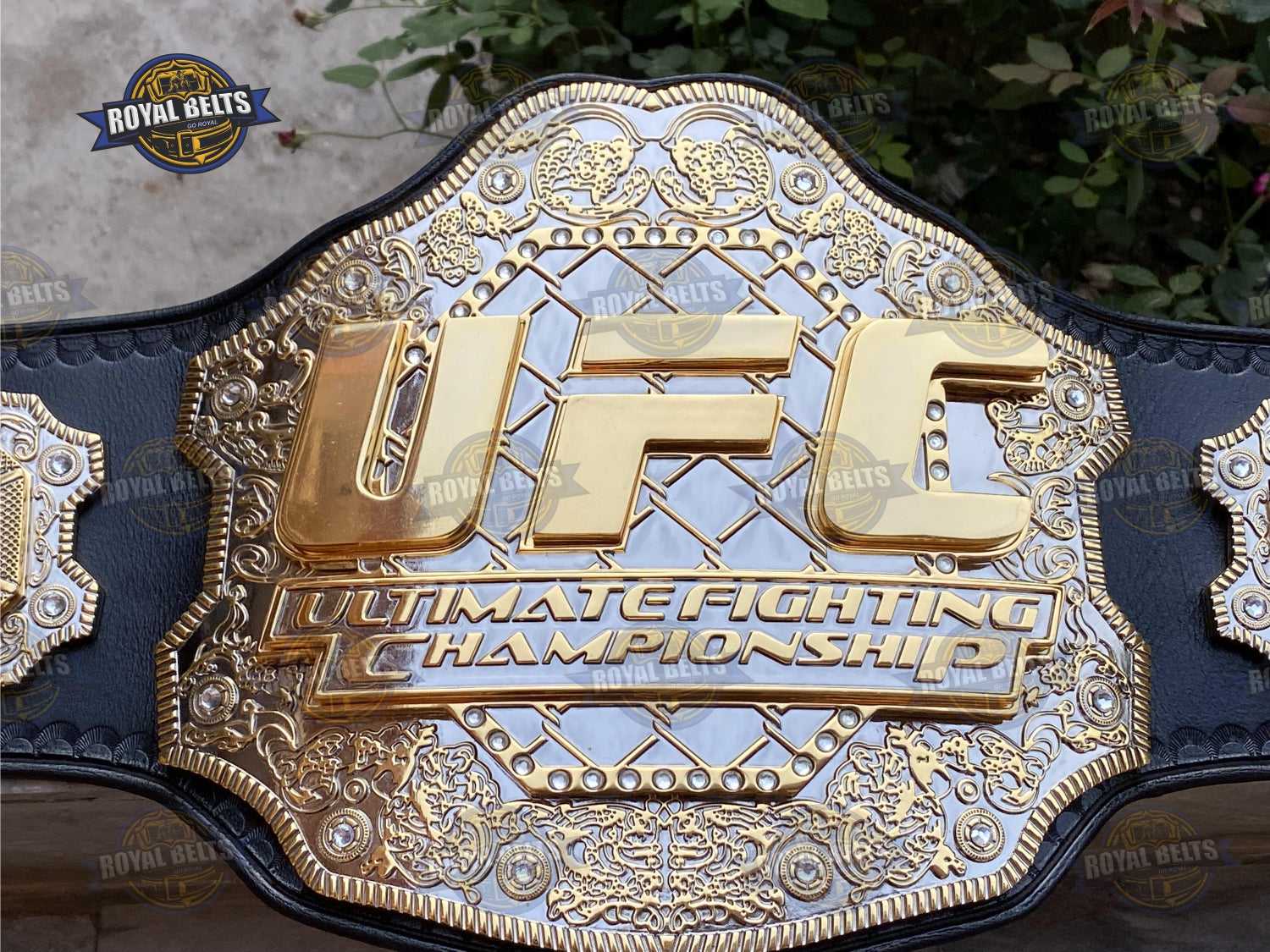 UFC Ultimate Fight belt CNC triple stacked metal