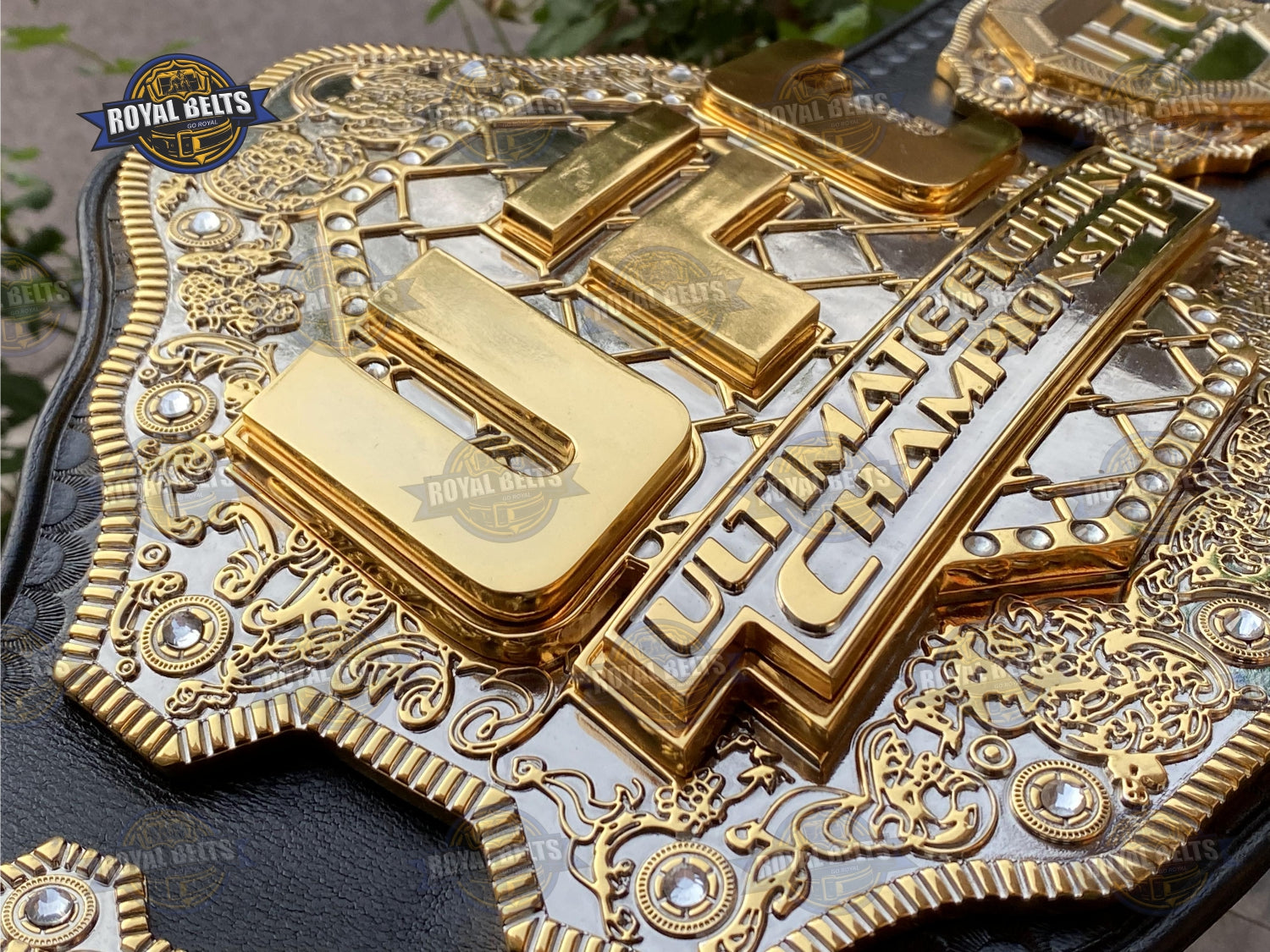UFC championship title belt HD CNC triple stacked premium