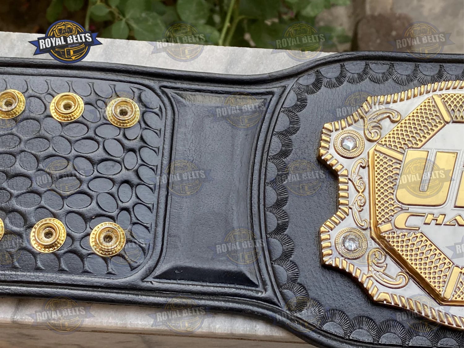 UFC Ultimate Fight Championship belt triple stacked CNC design
