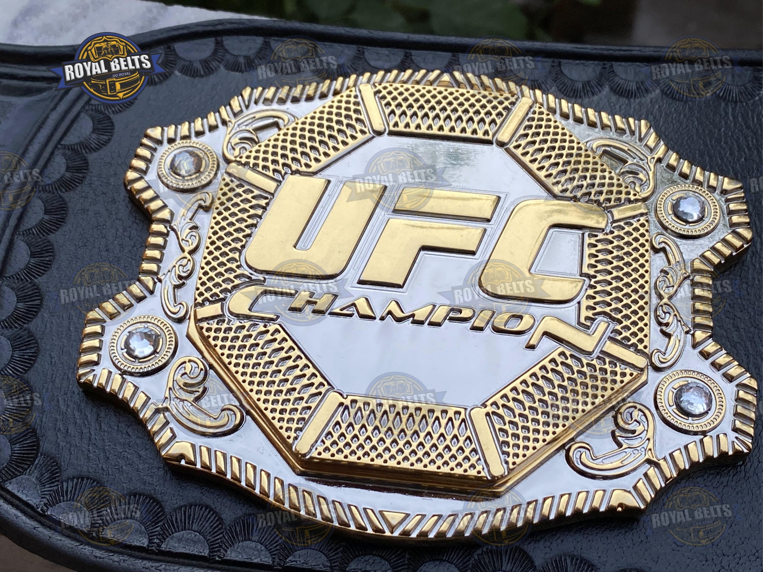 UFC Ultimate Fight Championship belt triple stacked HD CNC finish