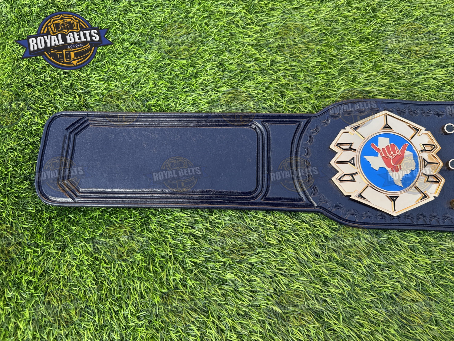 UTSA Roadrunners Football Championship HD CNC made from solid metal plates and stitched leather