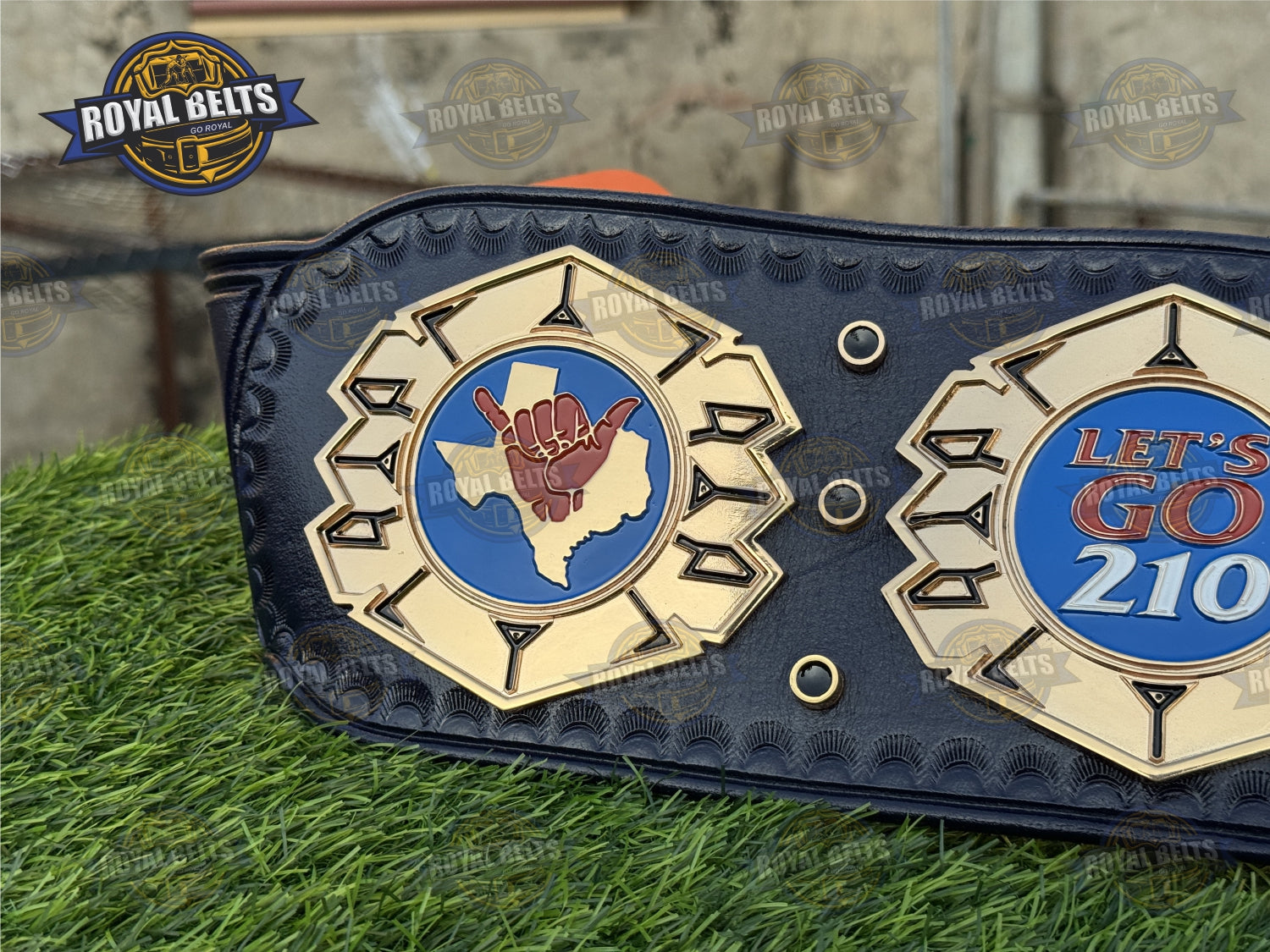 UTSA Roadrunners Football Championship HD CNC designed with oversized center plate and gold shine