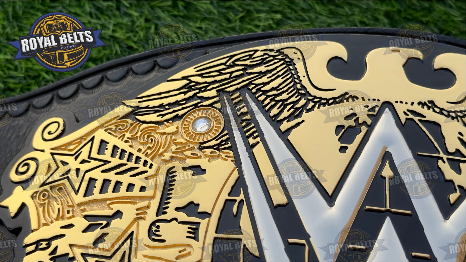 Undisputed Universal CNC Title Belt heavyweight 3D metal championship belt