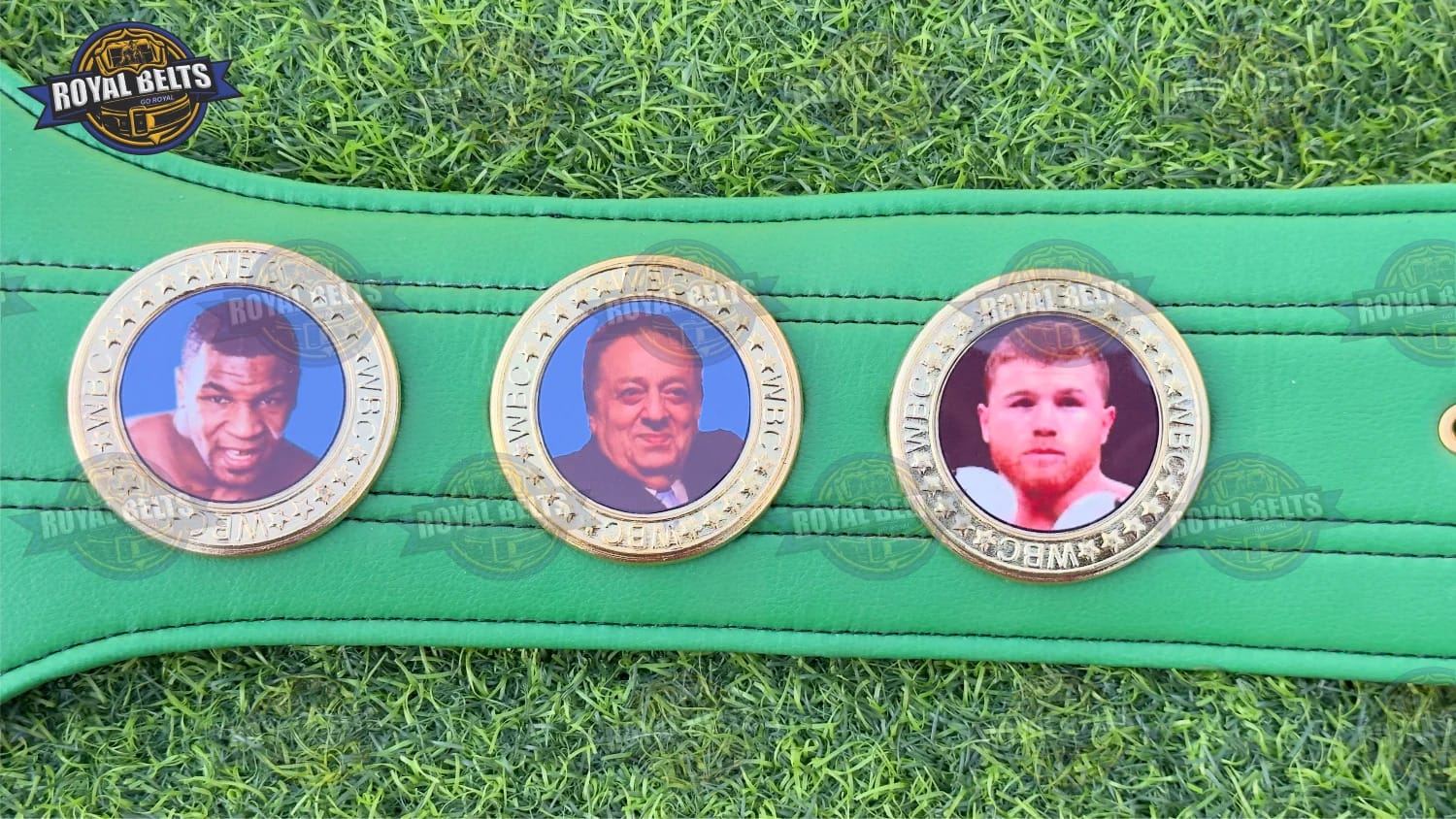 WBC  Championship belt polished metal plates