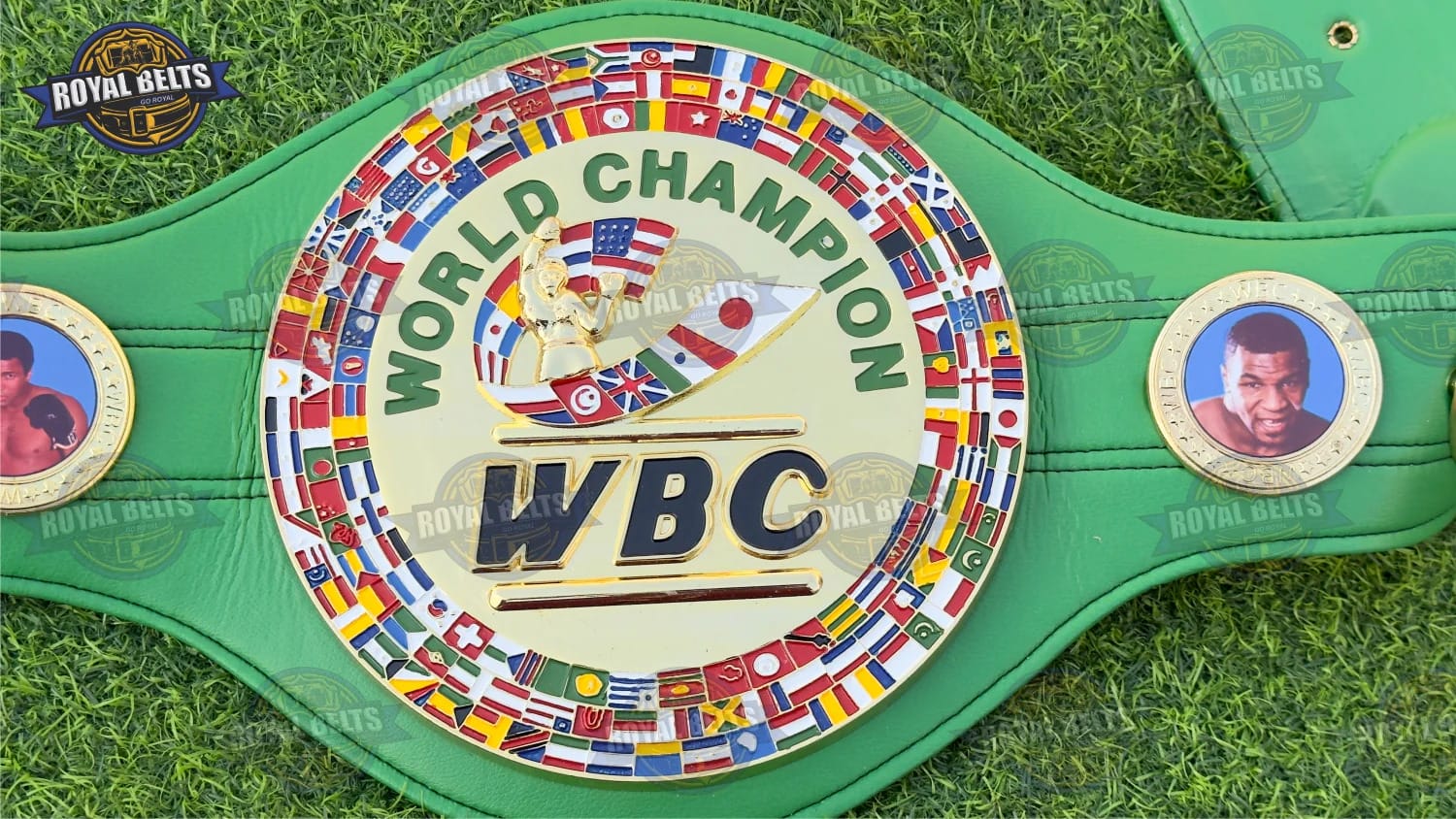 WBC World Boxing title belt display piece Designed by Royal Belts 