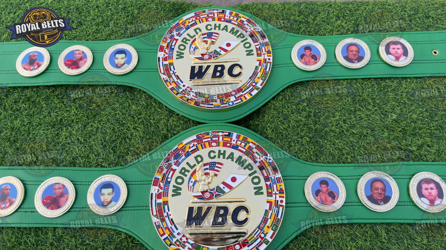 WBC World title belt classic boxing style