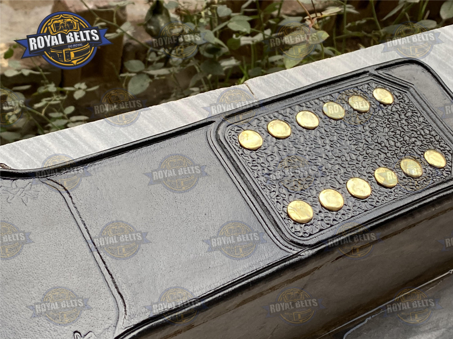 WCW Hardcore Wrestling championship Title Belt Zinc Plated