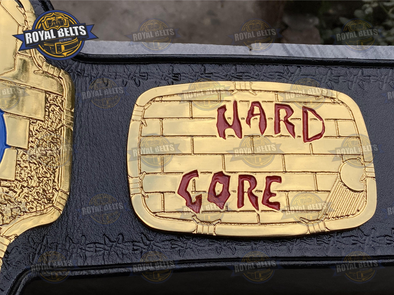 WCW Hardcore Wrestling championship Title Belt Zinc Plated