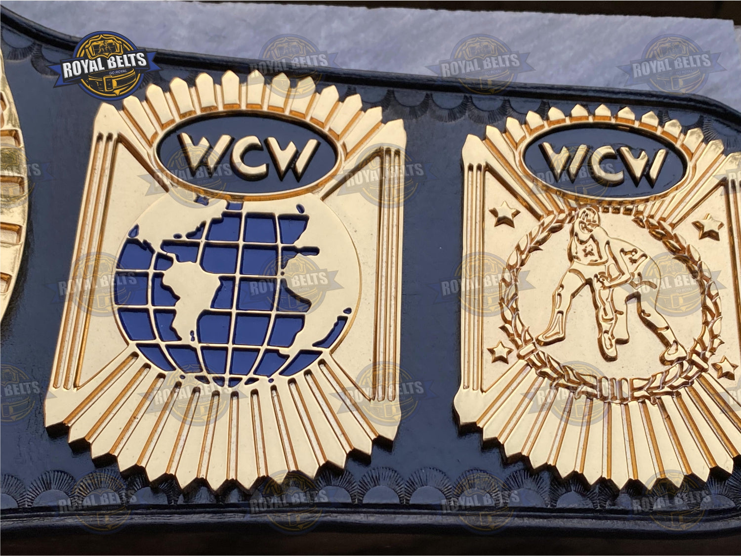 WCW World premium quality HD CNC championship belt display ready