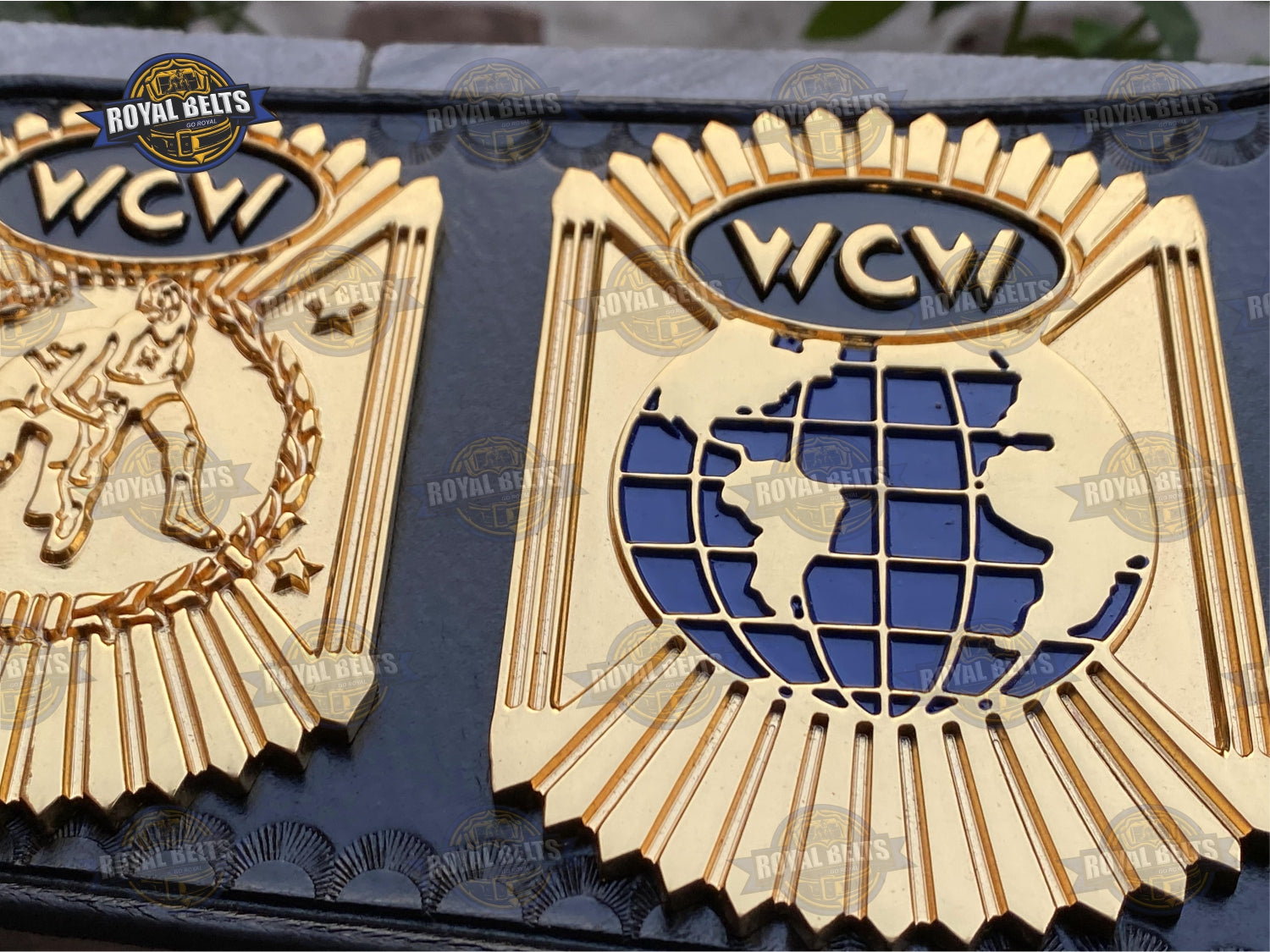 WCW World championship title belt premium HD CNC metal detailing