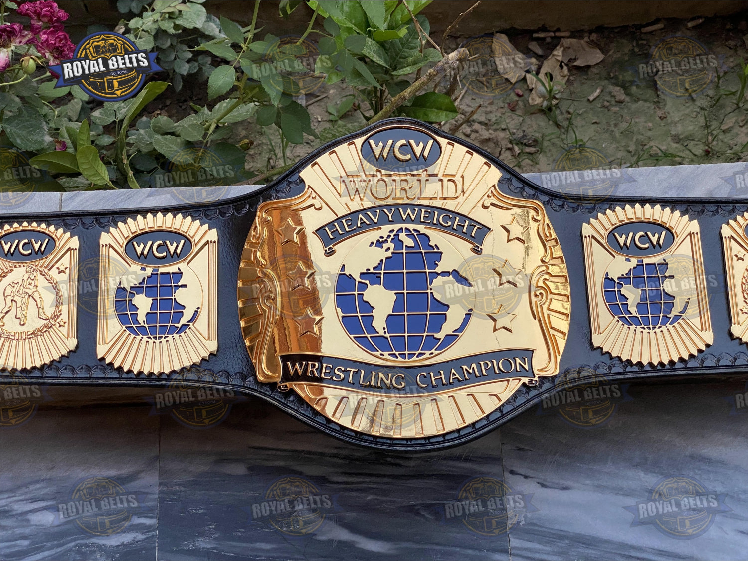 WCW World HD CNC championship belt premium quality wrestling collectible Made by Royal Belts 