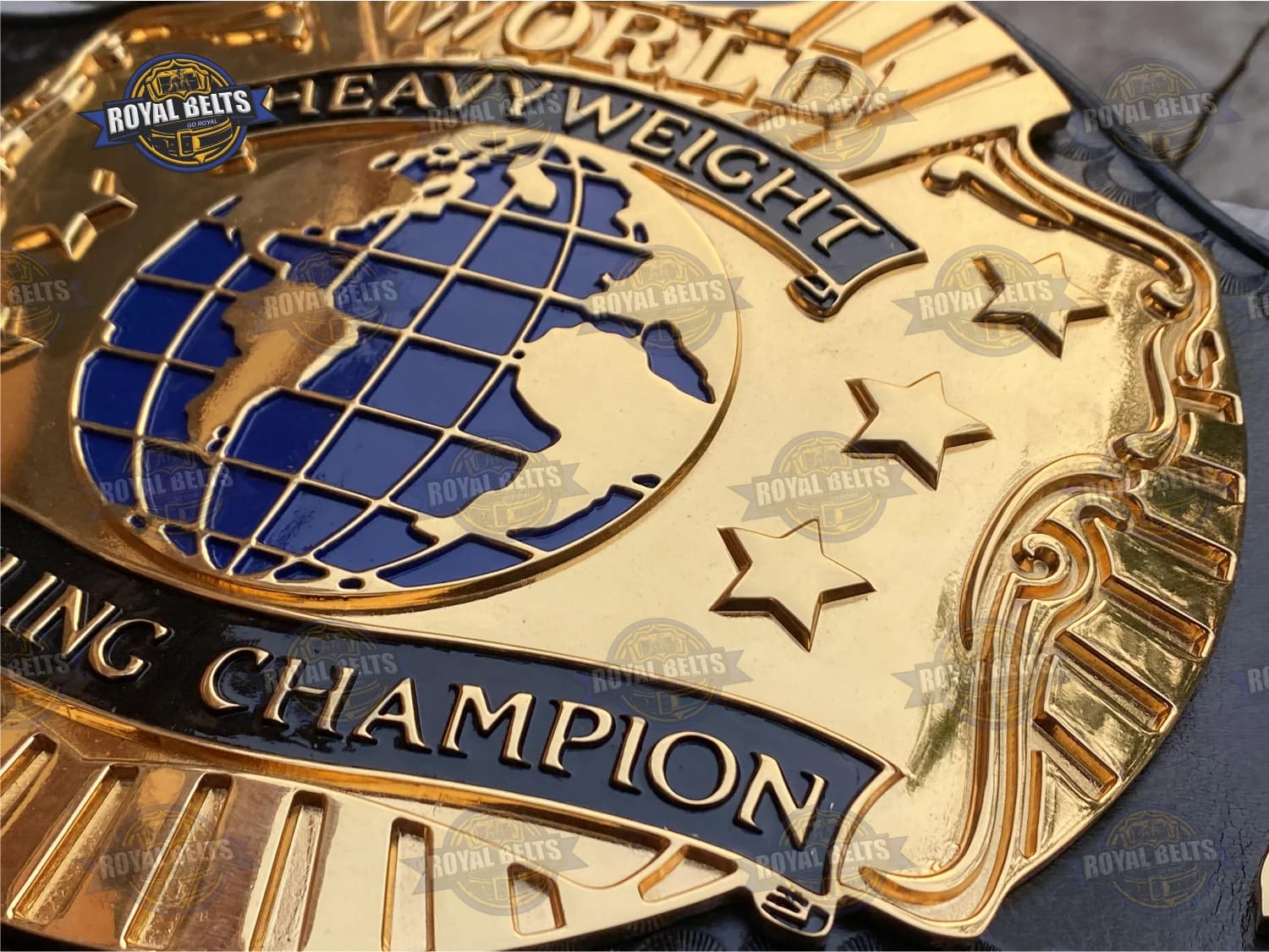 WCW World championship belt HD CNC engraved plates premium finish