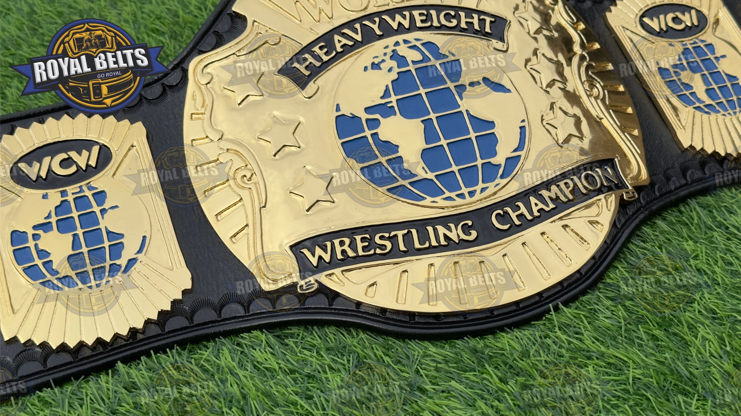 WCW World Wrestling Championship Title Zinc Plated Belt