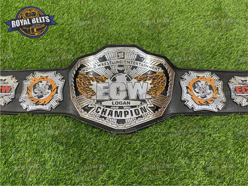 WWE ECW Championship Belt zinc plated stacked plates replica wrestling collectible Crafted by Royal Belts