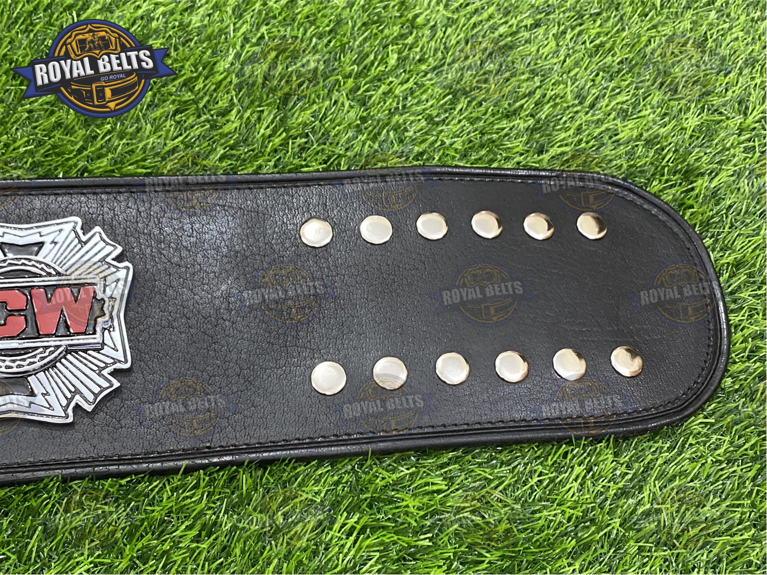 WWE ECW World Wrestling Entertanment Championship Title Belt Zinc Plated Stacked Title