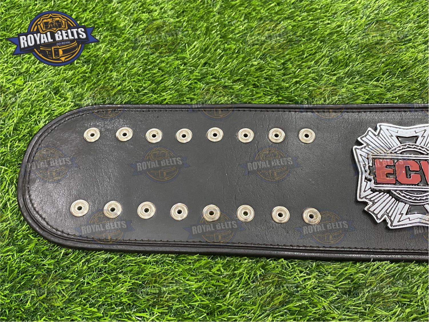 WWE ECW World Wrestling Entertanment Championship Title Belt Zinc Plated Stacked Title