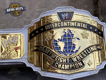 WWE IC Scratch Logo Championship Title Belt Zinc Plated