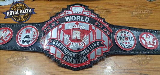 WWE Rated R Custom Championship Title Belt Zinc Plated