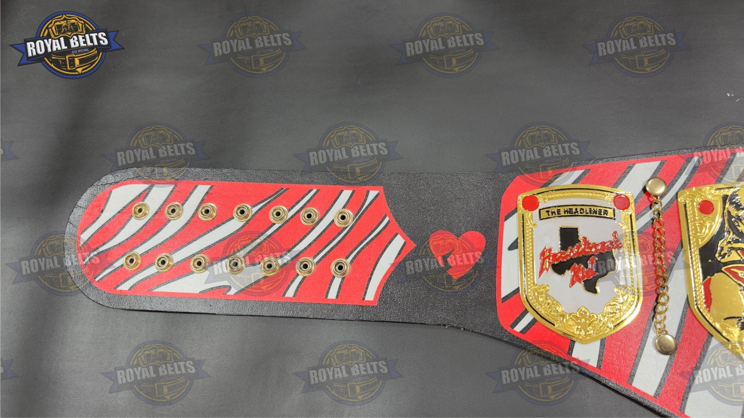 Shawn Michaels WWE Legacy Title Belt polished metal engraving with classic championship look