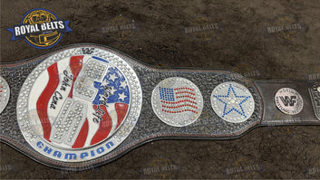 WWE United States Spinner Championship Title Belt Zinc Plated