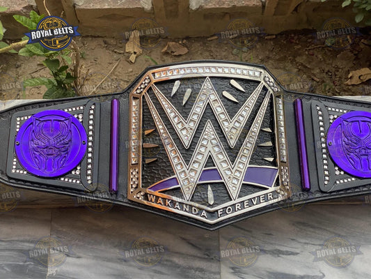 WWE Wakanda Forever plated championship belt for collectors