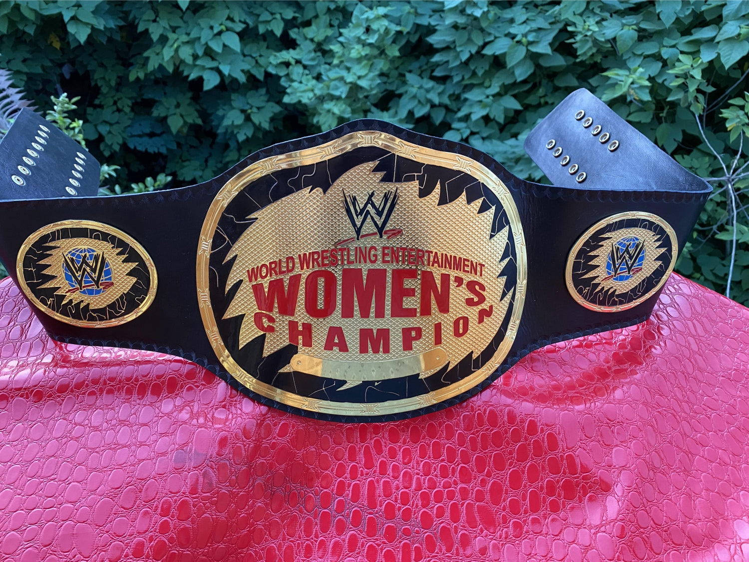 WWE Womens Wrestling Championship Title Belt Brass Plated