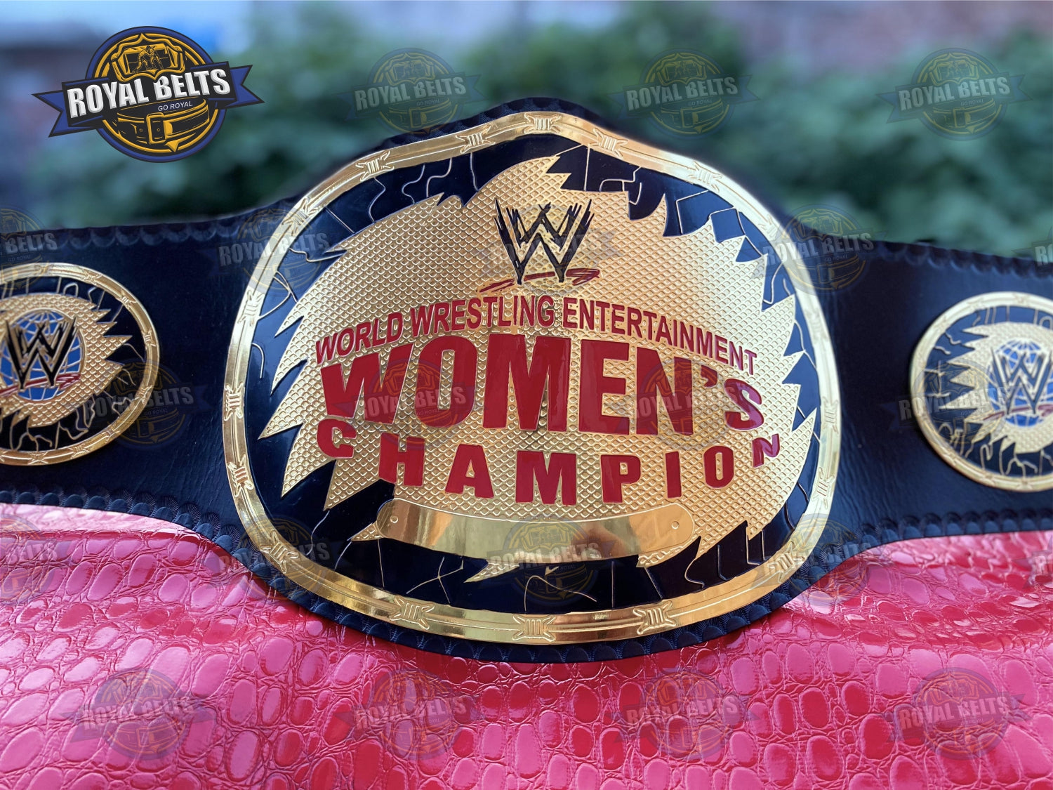 WWE Womens Wrestling Championship Title Belt Brass Plated