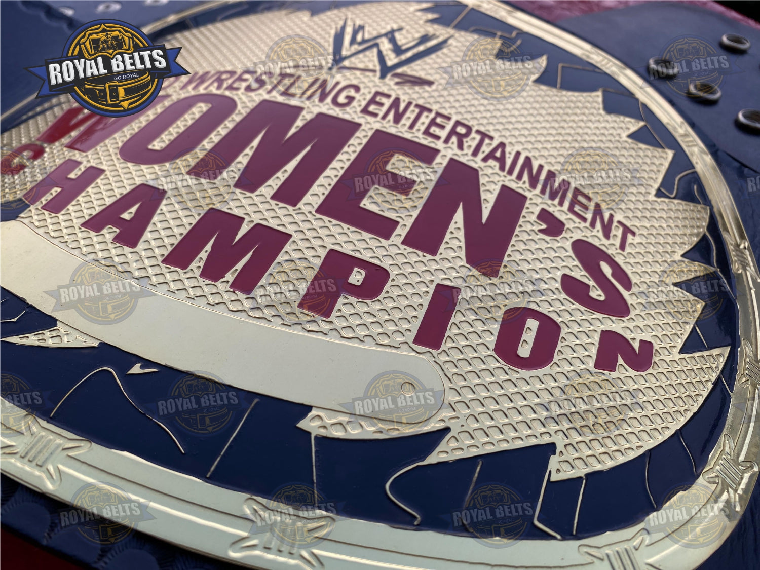 WWE Womens Wrestling Championship Title Belt Brass Plated