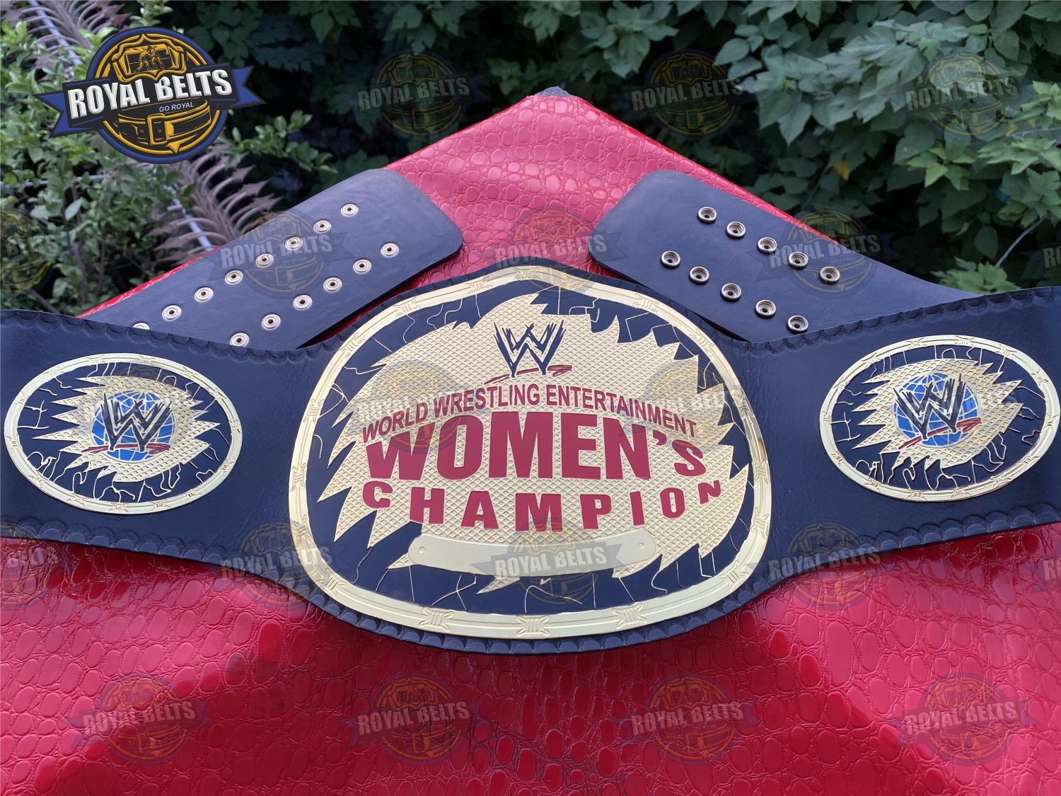 WWE Womens Wrestling Championship Title Belt Brass Plated
