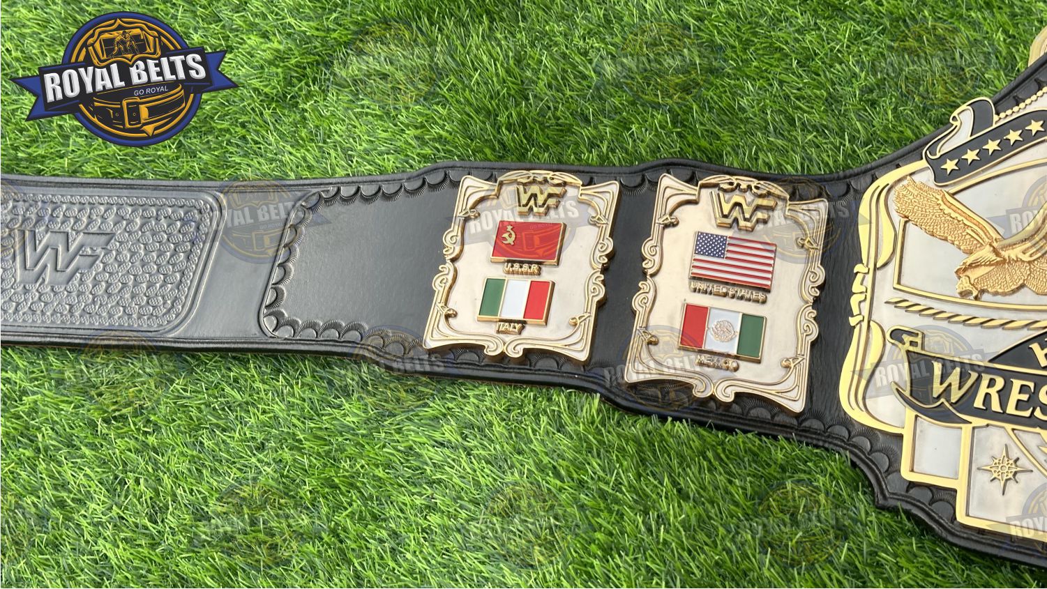 WWF Andre 87 Title CNC HD premium dual plated championship belt design